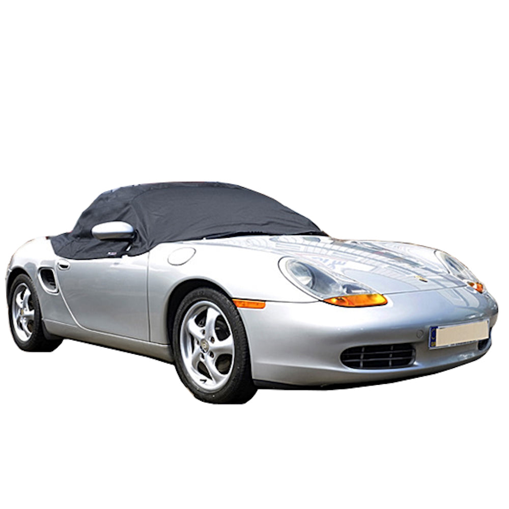 Demi-couverture de protection de toit souple pour Porsche Boxster 986 - 1997 à 2004 (145) - NOIR