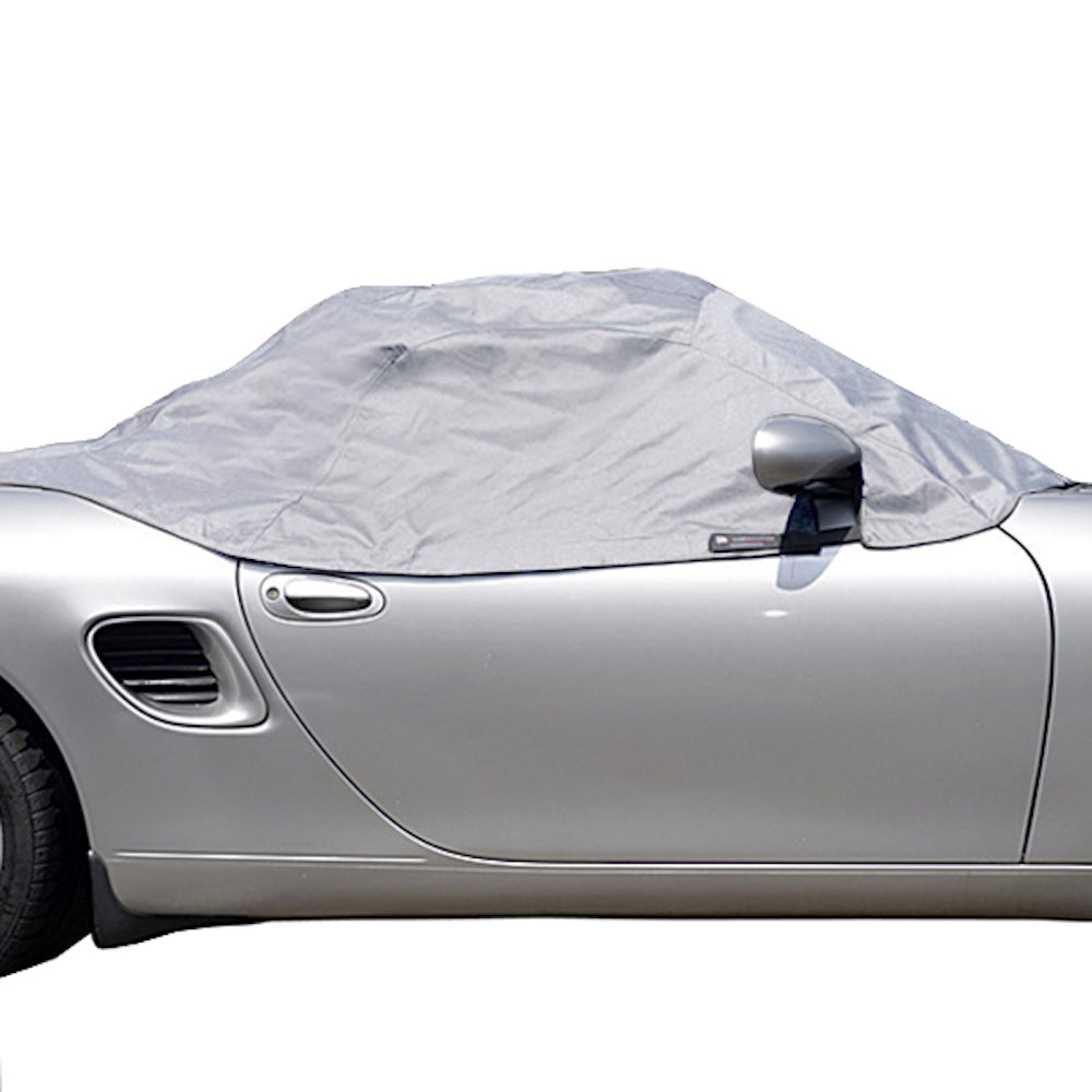 Demi-couverture de protection de toit souple pour Porsche Boxster 986 - 1997 à 2004 (145) - NOIR