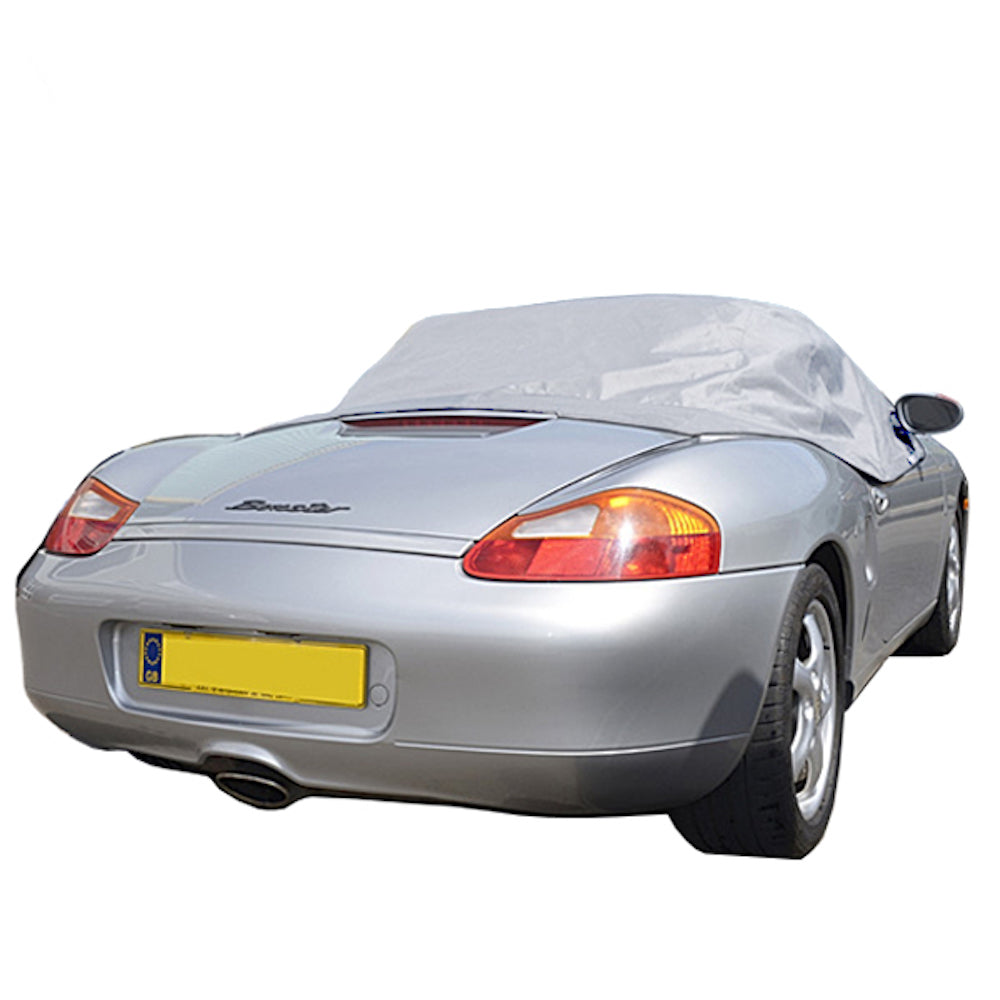 Demi-couverture de protection de toit souple pour Porsche Boxster 986 - 1997 à 2004 (145) - NOIR