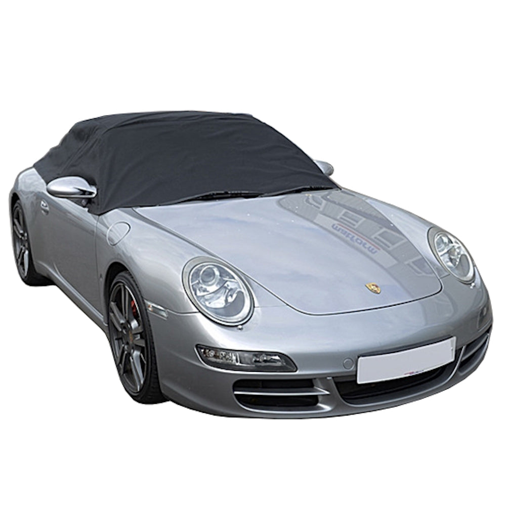 Demi-couverture de protection de toit souple pour Porsche 911 996 997 - 1999 à 2011 (232G) - GRIS