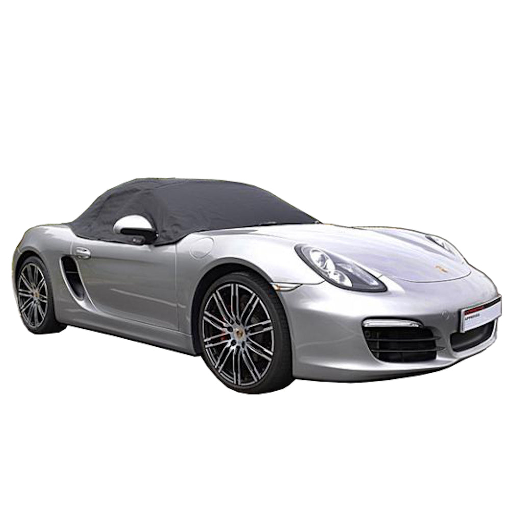 Demi-couverture de protection de toit souple pour Porsche Boxster 986 - 1997 à 2004 (145) - NOIR