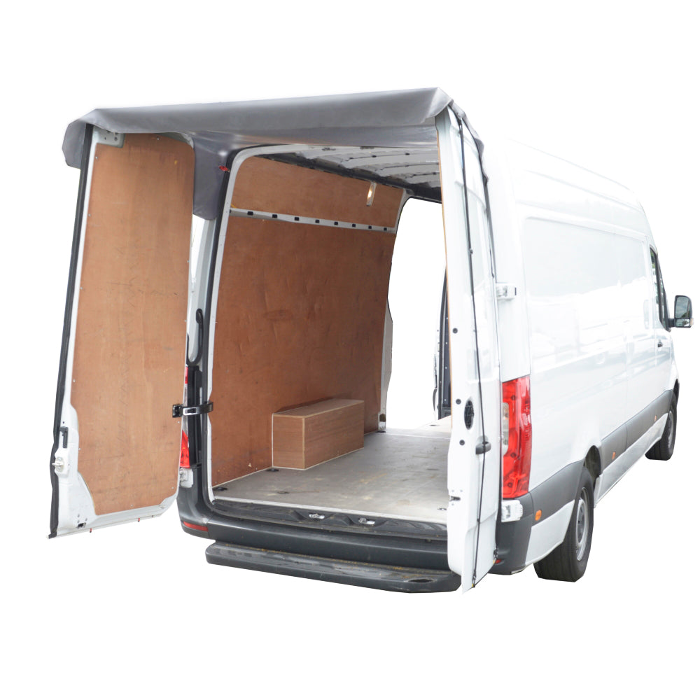 Barn Door Awning Cover for the Mercedes Sprinter