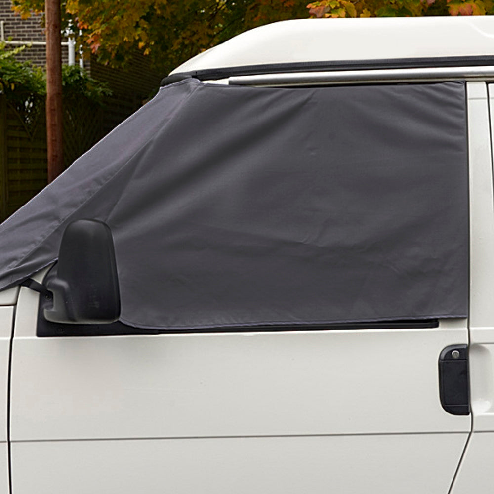 Screen Wrap Frost Cover for VW Bus Camper EuroVan Post-Type 2 T4 - DARK GREY 1990 to 2003 SW117DG