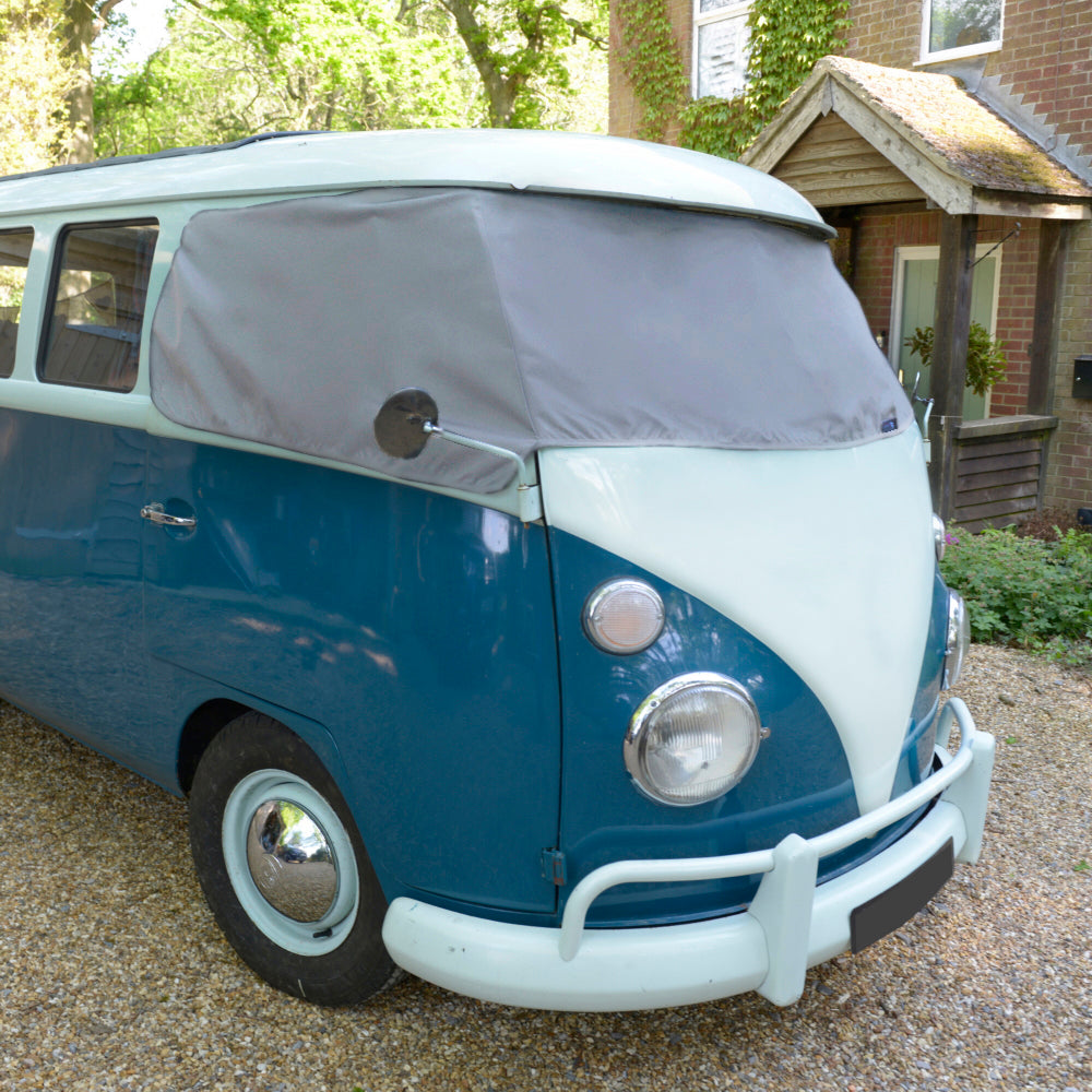 Screen Wrap Frost Cover for VW Bus Camper Van (T1 Split Window) - GREY- 1950 to 1967 SW421G